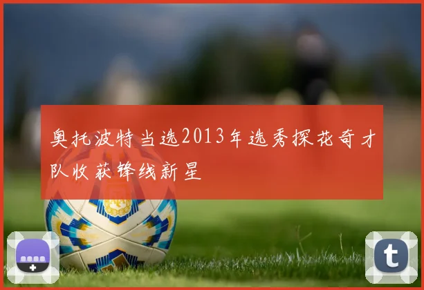 奥托波特当选2013年选秀探花奇才队收获锋线新星